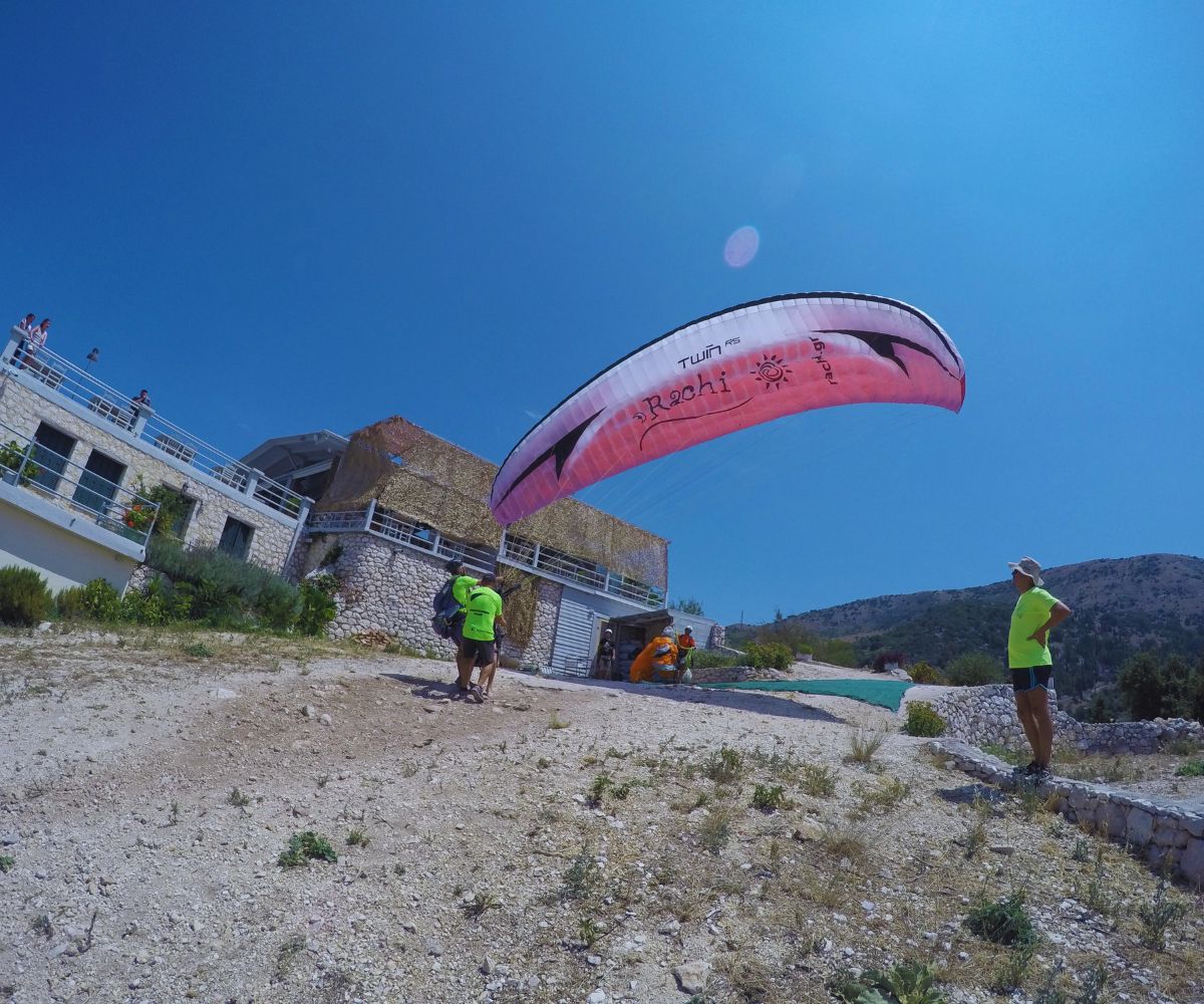 Lefkada Tandem Paragliding Flights